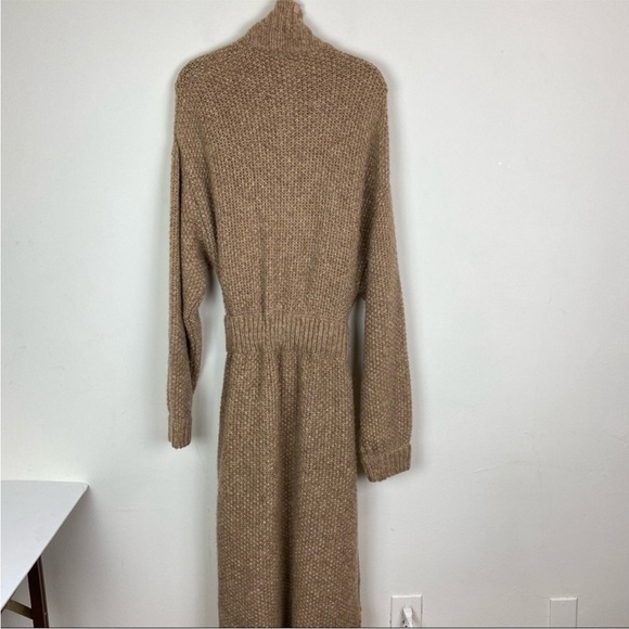 NEW Lunya Chunky Knit Wool Alpaca Blend Belted Robe L/XL Quiet Luxury Minimalist - Picture 6 of 16
